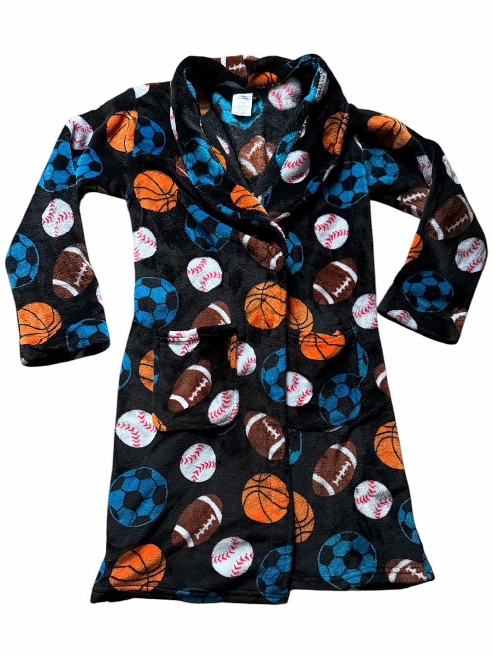 Boy’s Sports Print Cozy Robe